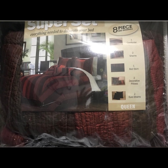 8 piece bed set - Picture 2 of 2